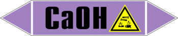 Маркировка трубопровода "ca(oh)" (a06, пленка, 507х105 мм)" - Маркировка трубопроводов - Маркировки трубопроводов "ЩЕЛОЧЬ" - Магазин охраны труда Протекторшоп