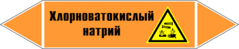 Маркировка трубопровода "хлорноватокислый натрий" (k10, пленка, 358х74 мм)" - Маркировка трубопроводов - Маркировки трубопроводов "КИСЛОТА" - Магазин охраны труда Протекторшоп