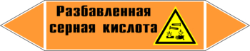 Маркировка трубопровода "разбавленная серная кислота" (k28, пленка, 716х148 мм)" - Маркировка трубопроводов - Маркировки трубопроводов "КИСЛОТА" - Магазин охраны труда Протекторшоп