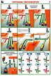 ПС48 Сигналы светофоров (пластик, А2, 2 листа) - Плакаты - Автотранспорт - Магазин охраны труда Протекторшоп